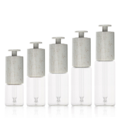 Glass Bottle with Grey T-shaped Push-button Pipette Cap